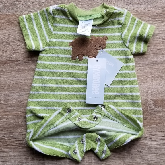2007 nwt Gymboree up to 7lbs terry romper - Picture 2 of 11